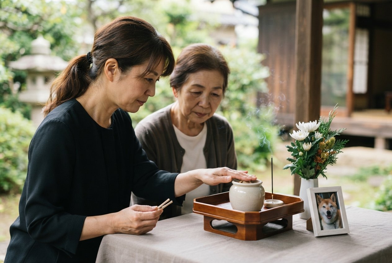 火葬とお骨上げにかかる費用のイメージ